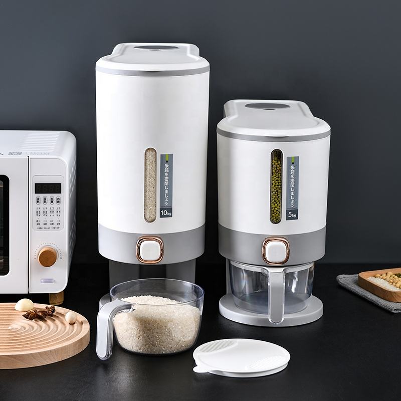 Automatic Dispensing Rice & Grain Storage Container