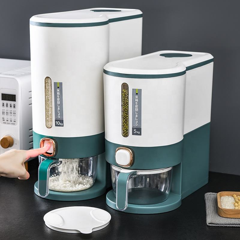 Automatic Dispensing Rice & Grain Storage Container