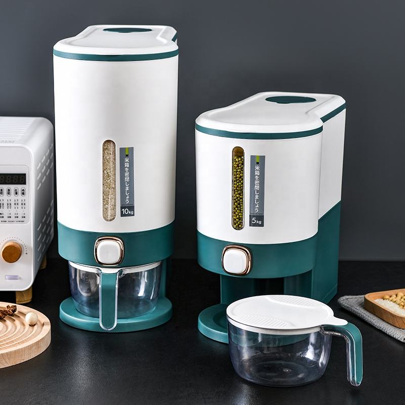 Automatic Dispensing Rice & Grain Storage Container