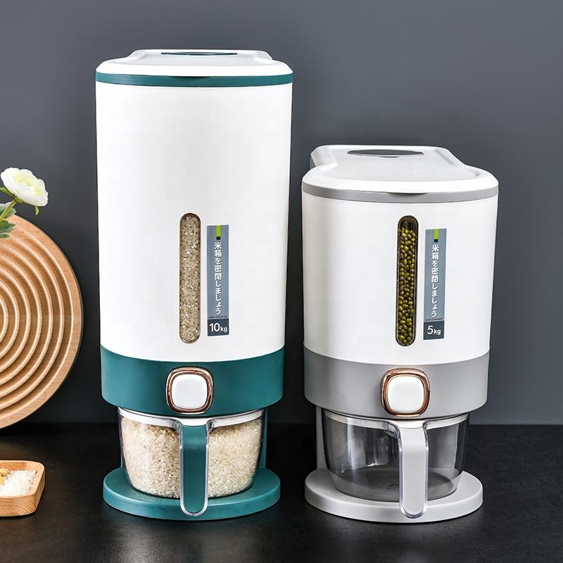 Automatic Dispensing Rice & Grain Storage Container